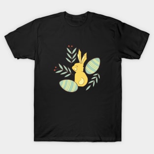 Happy Easter Eggs and Rabbit T-Shirt